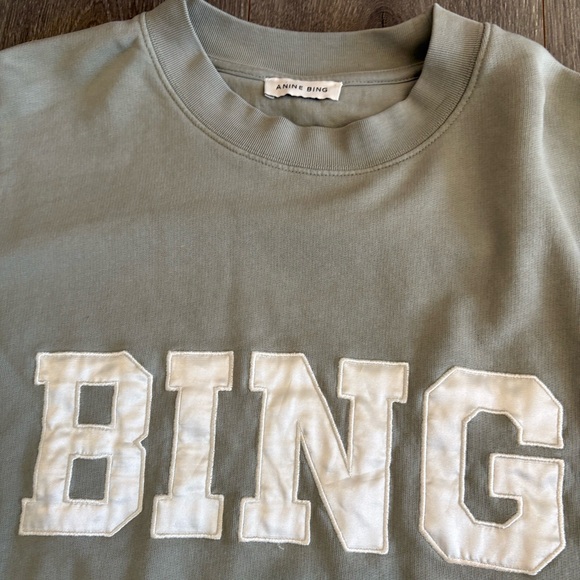 Tyler Sweatshirt Satin Bing - Sage Green - Picture 2 of 4